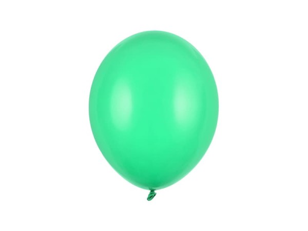 Balony pastelowe zielone Pastel Green strong, 27 cm 3 szt.