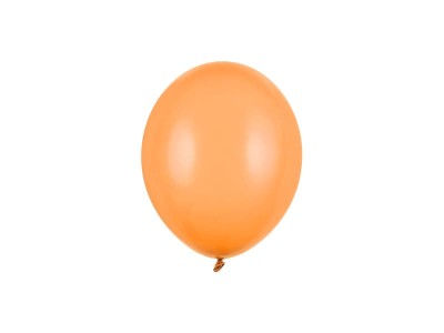 Balony pastelowe pomarańczowe jasne Pastel Bright Orange strong, 12 cm 3 szt.