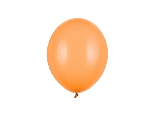 Balony pastelowe pomarańczowe jasne Pastel Bright Orange strong, 23 cm 3 szt.