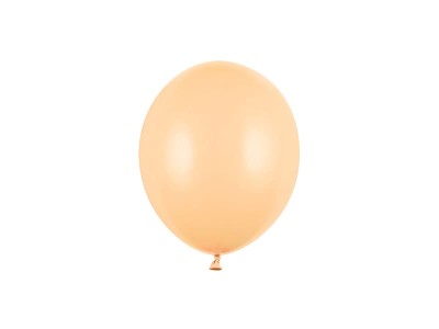Balony pastelowe pomarańczowe jasne brzoskwiniowe Pastel Light Peach strong, 12 cm 3 szt.