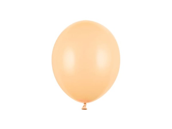 Balony pastelowe pomarańczowe jasne brzoskwiniowe Pastel Light Peach strong, 23 cm 3 szt.