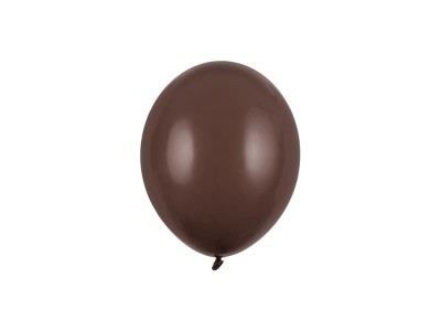 Balony pastelowe brązowe Pastel Cocoa Brown strong, 12 cm 3 szt.