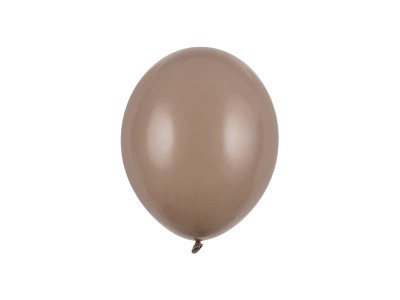 Balony pastelowe brązowe jasne Pastel Cappuccino strong, 23 cm 3 szt.
