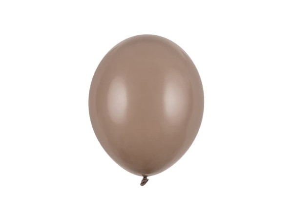 Balony pastelowe brązowe jasne Pastel Cappuccino strong, 23 cm 3 szt.