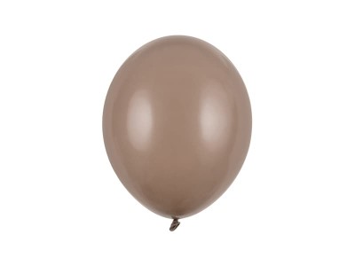 Balony pastelowe brązowe jasne Pastel Cappuccino strong, 27 cm 3 szt.