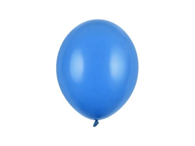 Balony pastelowe niebieskie chabrowe Pastel Cornflower Blue strong, 27 cm 3 szt.