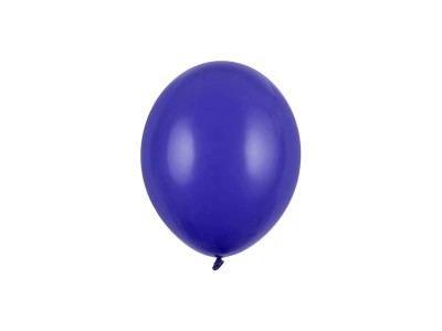 Balony pastelowe niebieskie granatowe Pastel Royal Blue strong, 12 cm 3 szt.