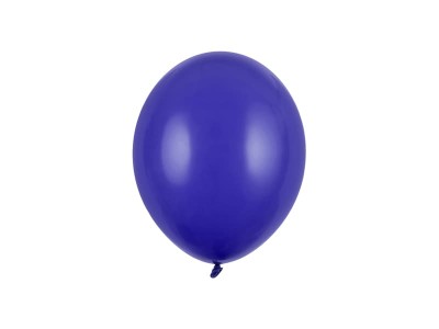 Balony pastelowe niebieskie granatowe Pastel Royal Blue strong, 23 cm 3 szt.