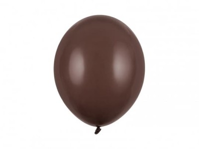 Balony pastelowe brązowe Pastel Cocoa Brown strong, 30 cm 3 szt.