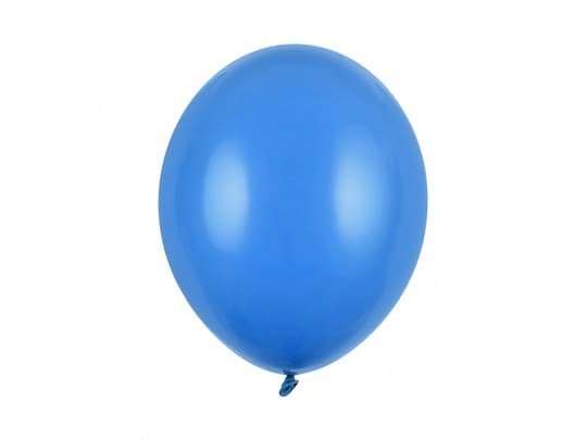 Balony pastelowe niebieskie chabrowe Pastel Cornflower Blue strong, 30 cm 10 szt.