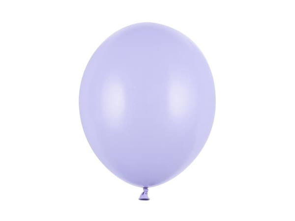 Balony pastelowe fioletowy jasny Pastel Light Lilac strong, 30 cm 10 szt.