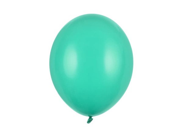 Balony pastelowe zielone morskie Pastel Aquamarine strong, 30 cm 10 szt.