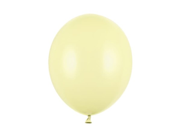 Balony pastelowe żółte jasne Pastel Light Yellow strong, 30 cm 10 szt.