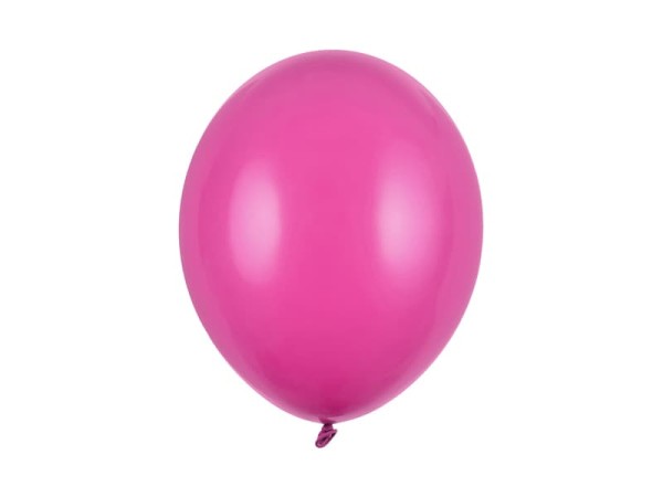 Balony pastelowe różowy mocny Pastel Hot Pink strong, 30 cm 10 szt.