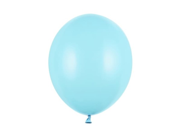 Balony pastelowe niebieskie jasne Pastel Light Blue strong, 30 cm 10 szt.