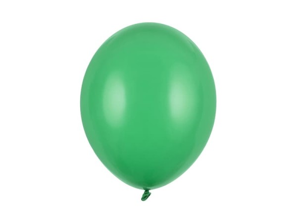 Balony pastelowe zielone szmaragdowe Pastel Emerald Green strong, 30 cm 10 szt.