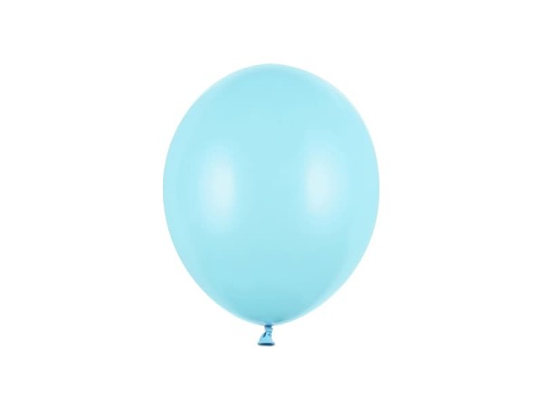 Balony pastelowe niebieskie jasne Pastel Light Blue strong, 23 cm 3 szt.