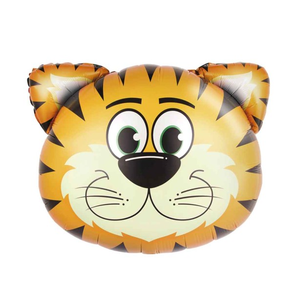 Balon foliowy tygrys, 54x57 cm