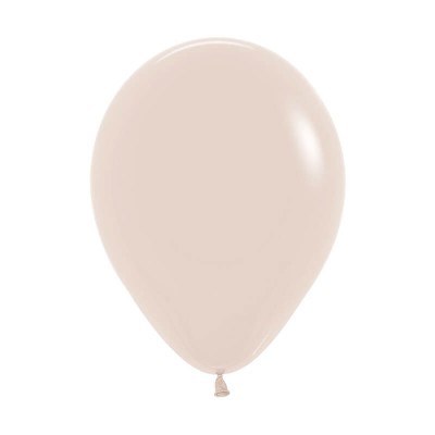 Balony pastelowe Pastel White Sand biały piasek beżowe, 12 cm 3 szt.
