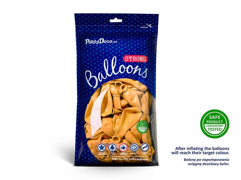 Balony pastelowe żółty miodowy