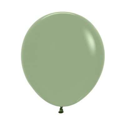 Balon pastelowy Eucalyptus zielony eukaliptus, 45 cm 1 szt.