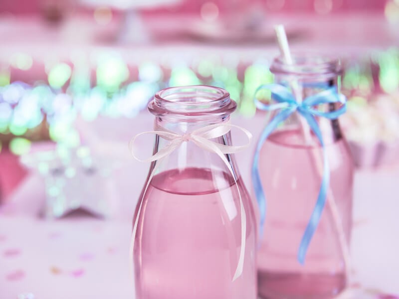 Wstążka satynowa pudrowy róż