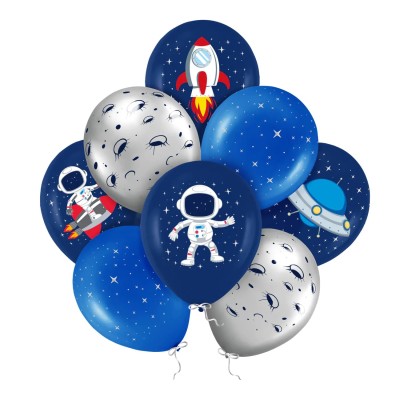 Balony lateksowe Kosmos Planety, 8 szt.