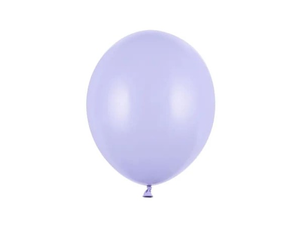 Balony pastelowe jasne fioletowe liliowe Pastel Light Lilac strong, 27 cm 3 szt.