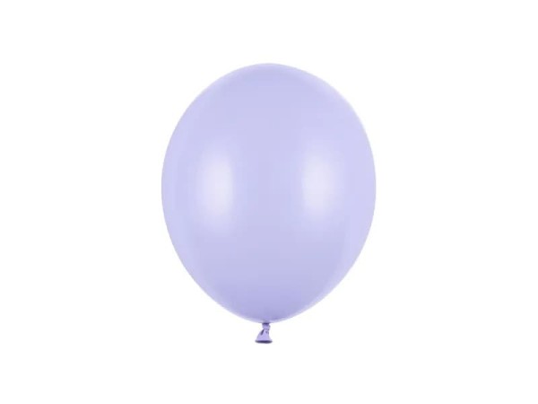 Balony pastelowe jasne fioletowe liliowe Pastel Light Lilac strong, 23 cm 3 szt.