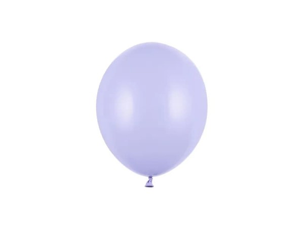 Balony pastelowe jasne fioletowe liliowe Pastel Light Lilac strong, 12 cm 3 szt.