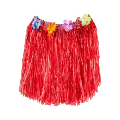 Spódnica hawajska czerwona