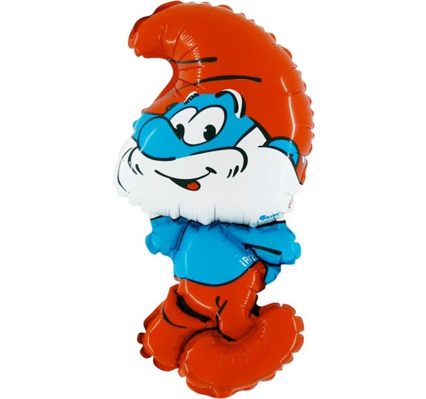 Balon foliowy Papa Smerf, 107 cm