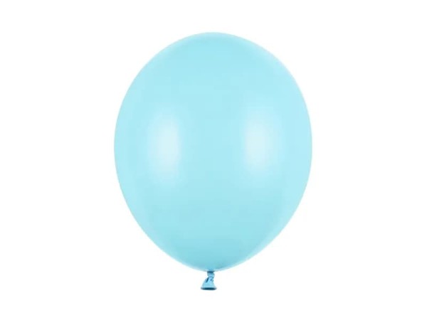 Balony pastelowe niebieskie jasne Pastel Light Blue strong, 30 cm 3 szt.