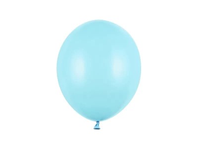 Balony pastelowe niebieskie jasne Pastel Light Blue strong, 27 cm 3 szt.