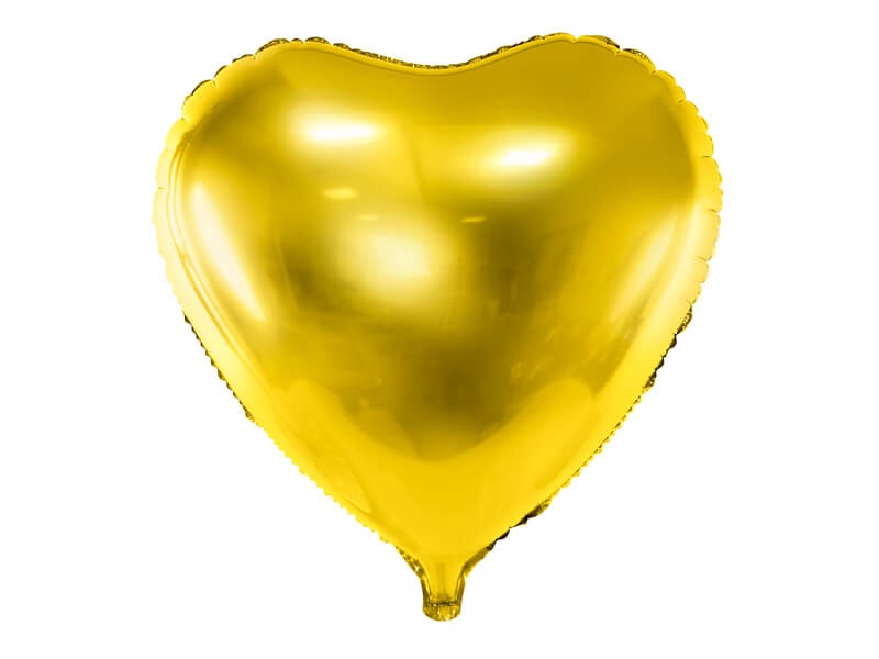 Balon foliowy serce złote