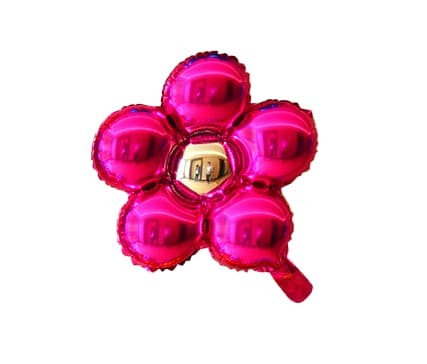 Balon foliowy Kwiatek różowy fuksja, 45 cm (luz)