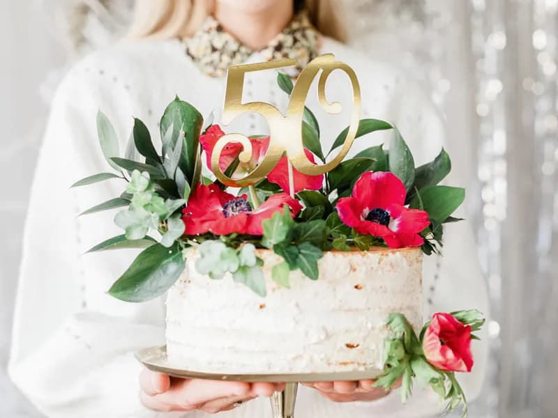 Topper na tort jak wybrać na 50 urodziny