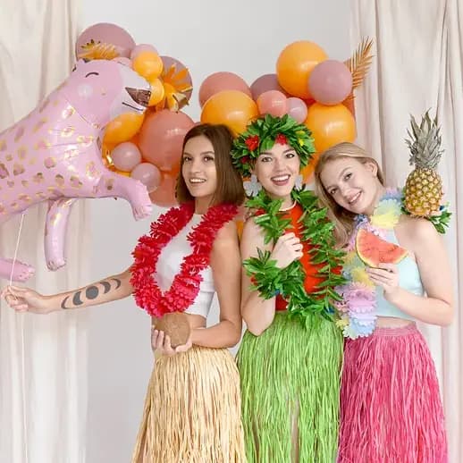 Dekoracje hawajskie na aloha party Moje Party